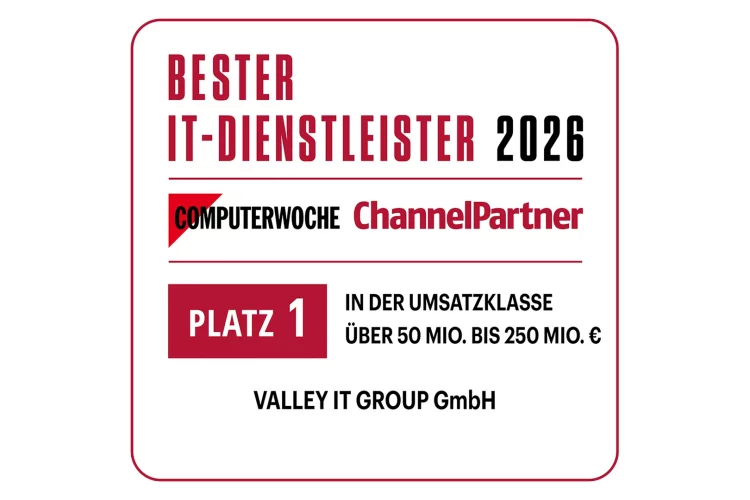 Bester IT-Dienstleister 2026 - Valley IT Group
