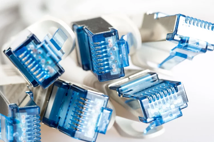 Netzwerkkabel zum Internet