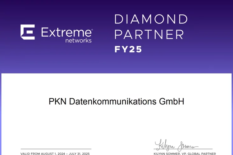 Zertifikat als Extreme Diamond Partner FY25 für PKN