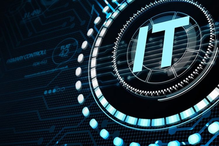 Ein futuristisches IT Symbol