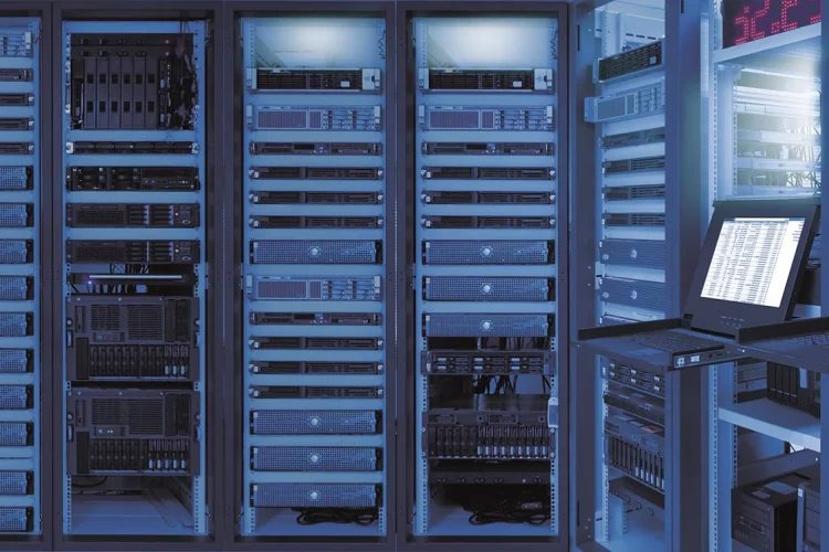 Raum mit Server Racks